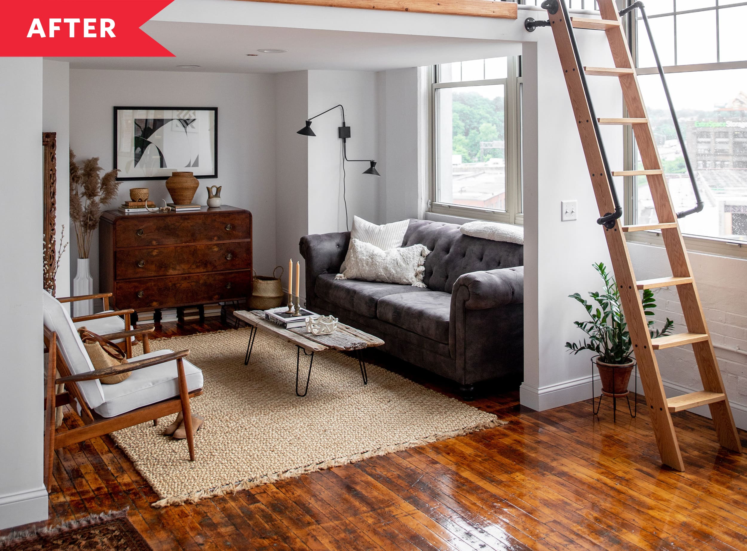 A Beautiful 600SquareFoot Studio Was Furnished on a Small Budget